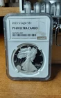 2023 S American Silver Eagle PF 69 Brown Label
