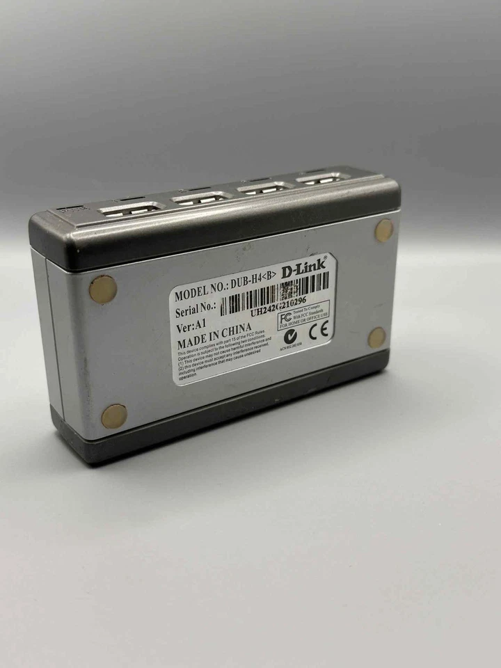 D-Link Powered USB 2.0 4-port Hub DUB-H4 NOS  - Image 4 of 4