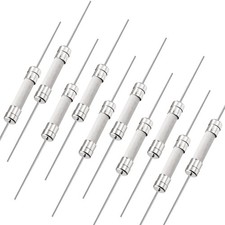 Fast Blow Fuse Lead Wire Ceramic Fuses 6mm x 32mm 250V F25A 10Pcs