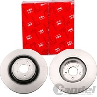2X TRW Bremsscheiben 354Mm BelÜFtet Vorne Passend FÜR Infiniti FX G Q50 Q60 Q70