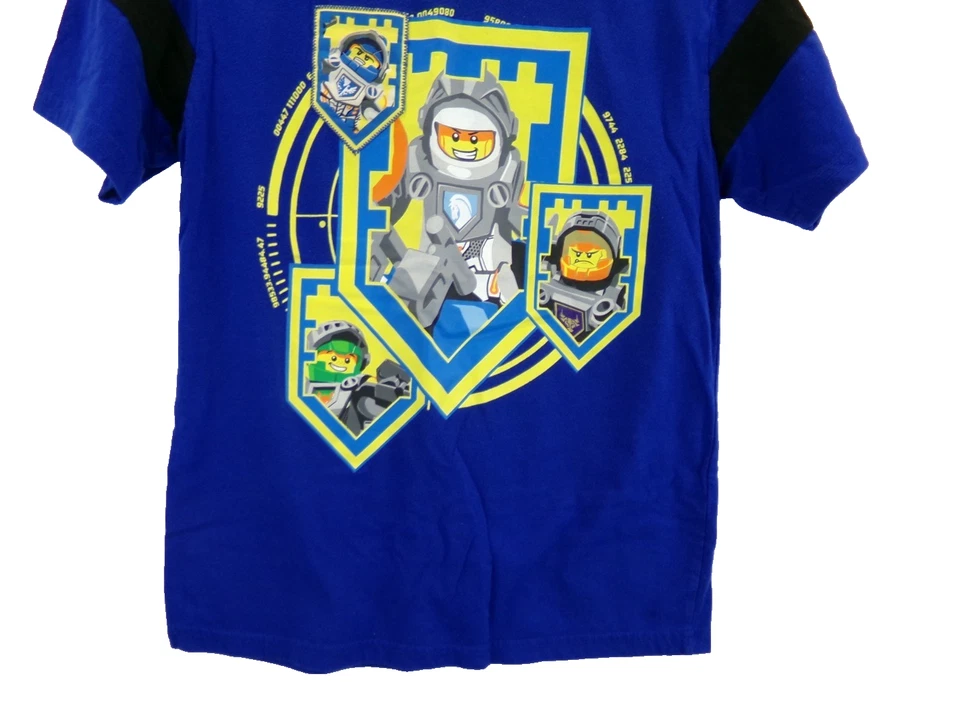 Lego синий черный двухцветный графический Lego человек мальчика футболка размер XL - EUC - Изображение 2 из 4