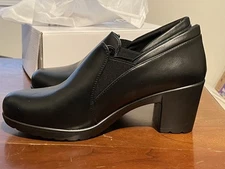 DREAM PAIRS Women Low Chunky Block Heel Slip On Comfort Pump Shoes Oxford Shoes