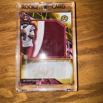 JAYDEN DANIELS GOLD REFRACTOR /50 2024 TOPPS RESURGENCE ROOKIE