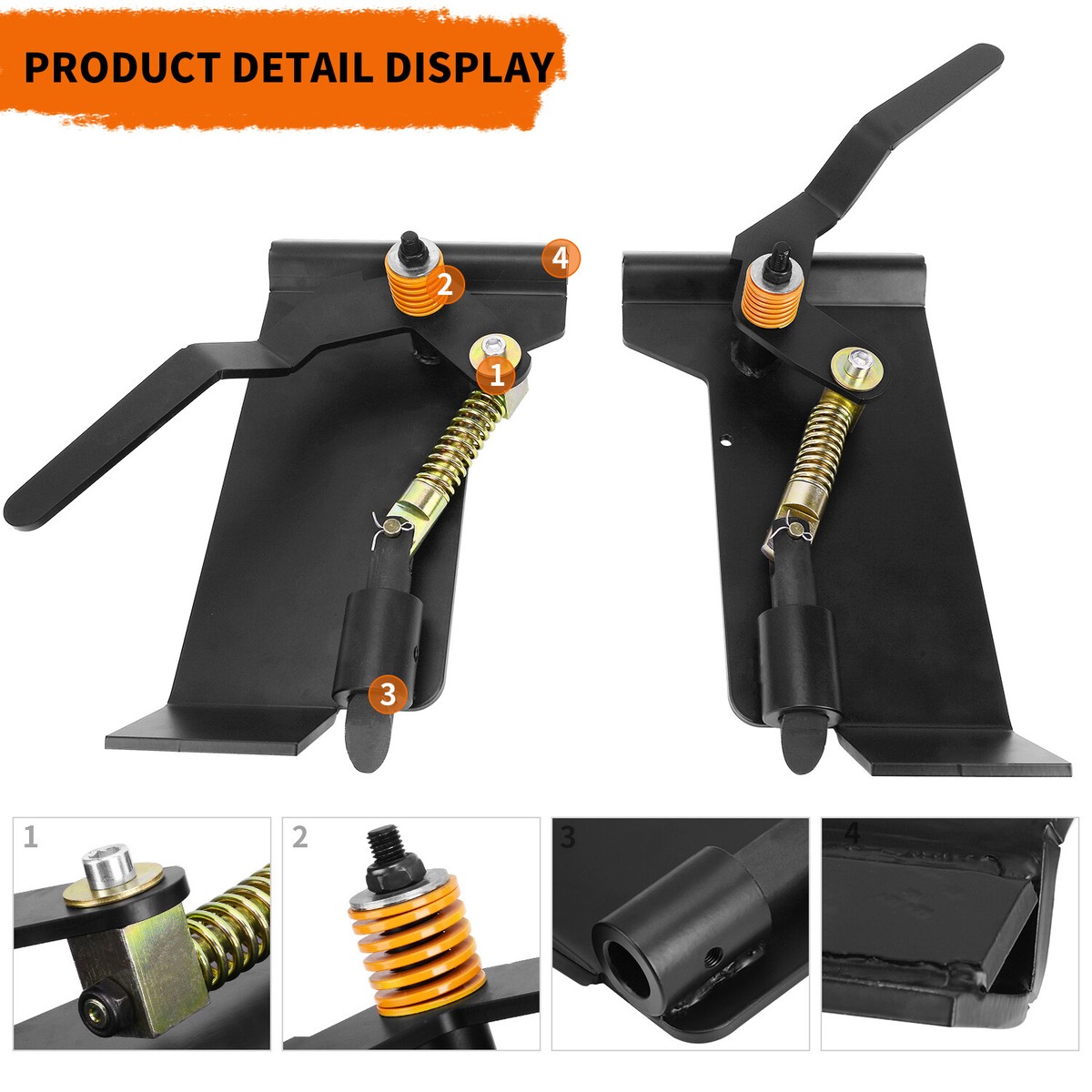 Quick Attach Plate Latch Box – Skid Steer Loader Adapter – Heavy Duty Steel