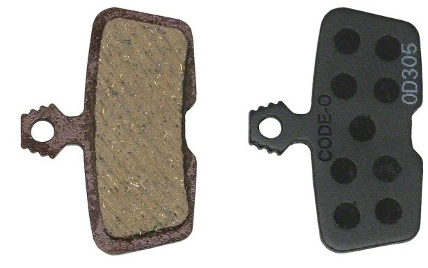 SRAM Disc Brake Pads - Organic, Steel, Quiet, For Code/Code R/RSC/GuideRE
