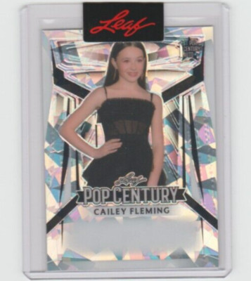 2023 LEAF POP CENTURY CAILEY FLEMING SILVER PREPRODUCTION PROOF 1/1 WALKING DEAD