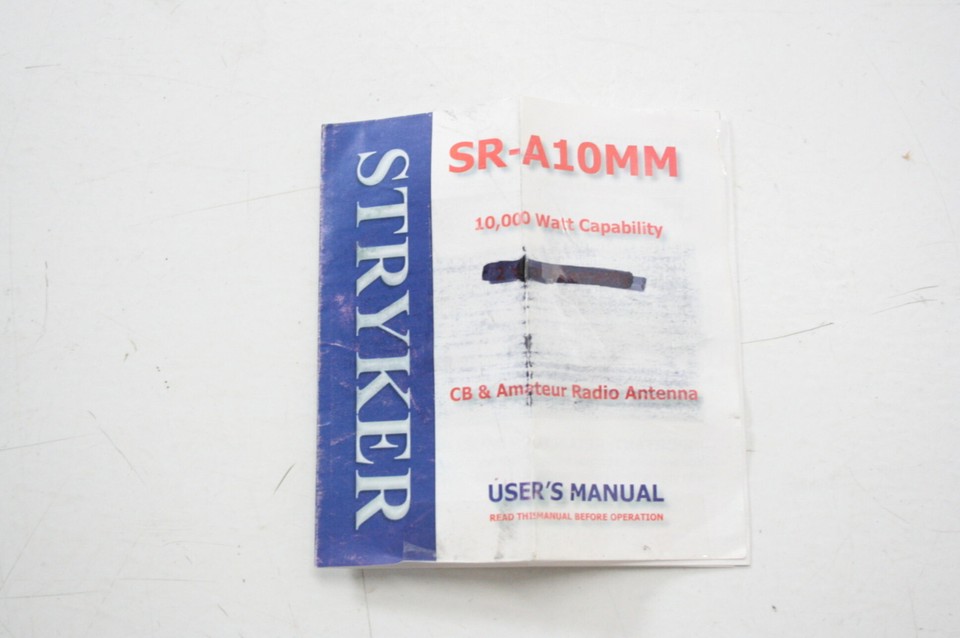 Stryker SRA10MM Mount CB 10m Radio Antenna w Efficient High Q