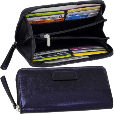 ESPRIT Damen Geldbeutel, DARK-OCEAN-BLUE, Geldtasche Geldbörse