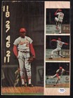 Bob Gibson Autographed Magazine Color Photo 8x11 wrinkled PSA/DNA Authentic
