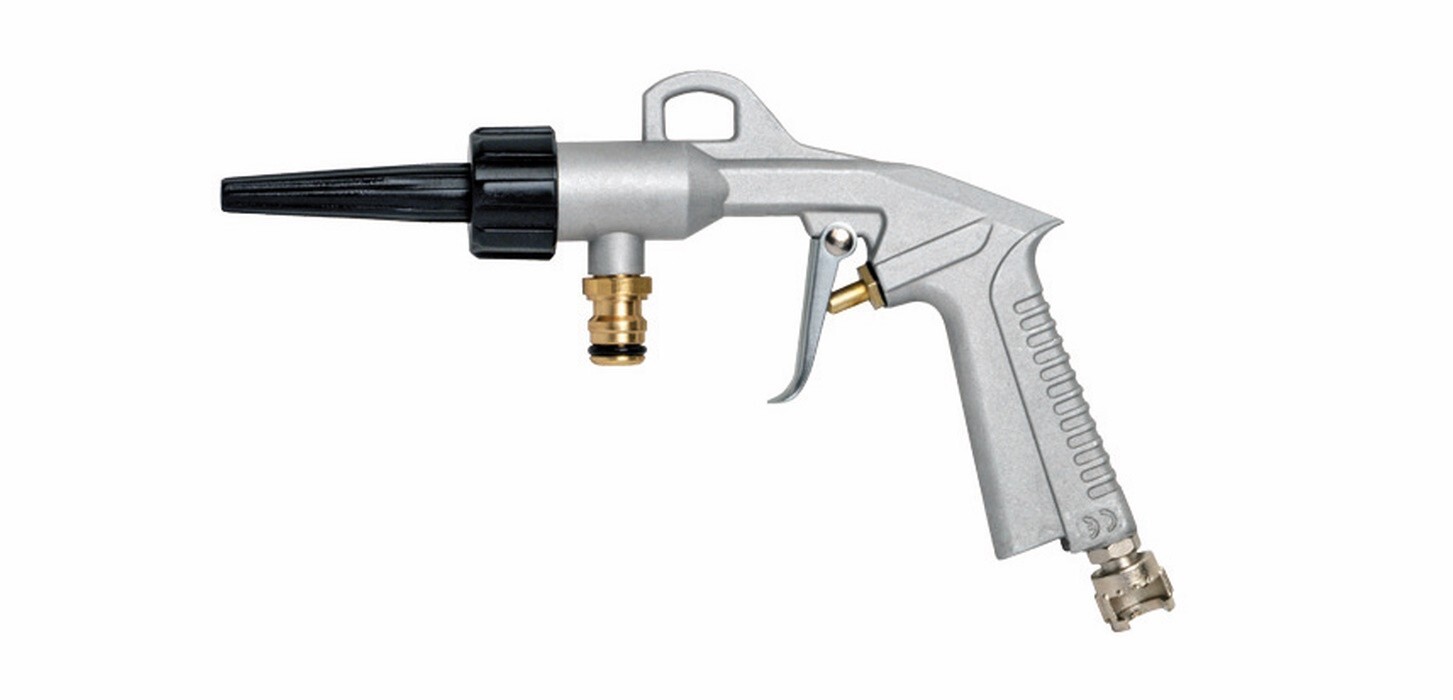 PISTOLA PER LAVAGGIO ACQUA ARIA COMPRESSA COMPRESSORE SOFFIAGGIO LAVARE