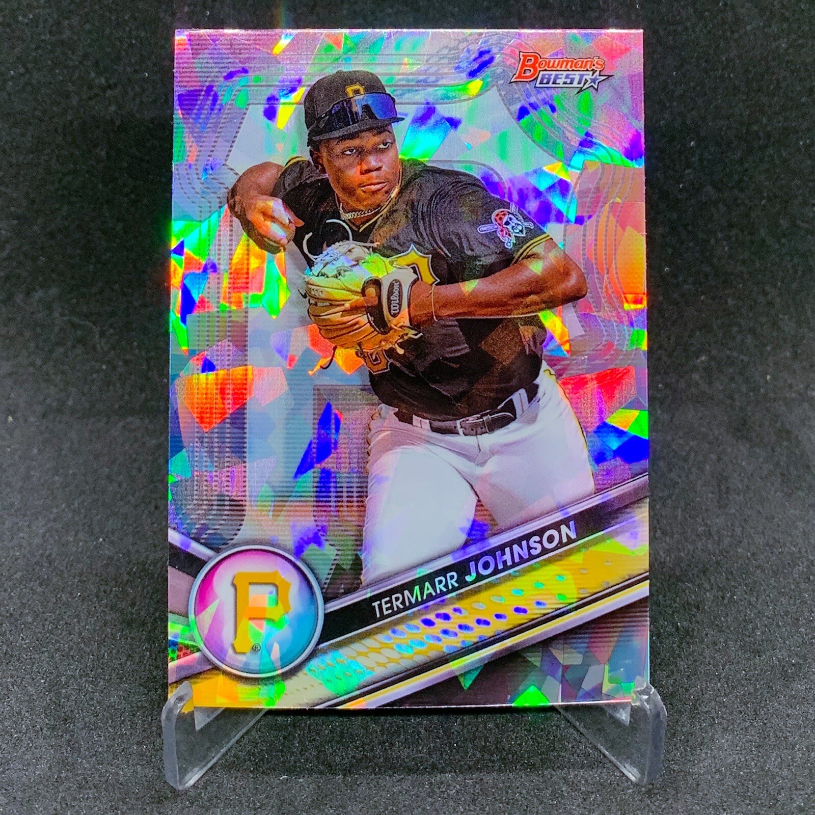 2022 Bowman's Best Termarr Johnson Atomic Refractor Rookie RC #TP-30 Pirates