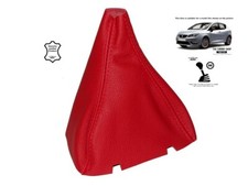 Schaltmanschette Schaltsack Fur Seat Ibiza 6J 2008-2015 Leder Rot