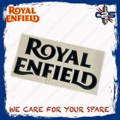Royal Enfield RE Tank Aufkleber schwarz glänzend für New Classic Reborn 350 R...