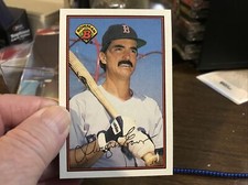 1989 Bowman Baseball Card #35 Dwight Evans RED SOX