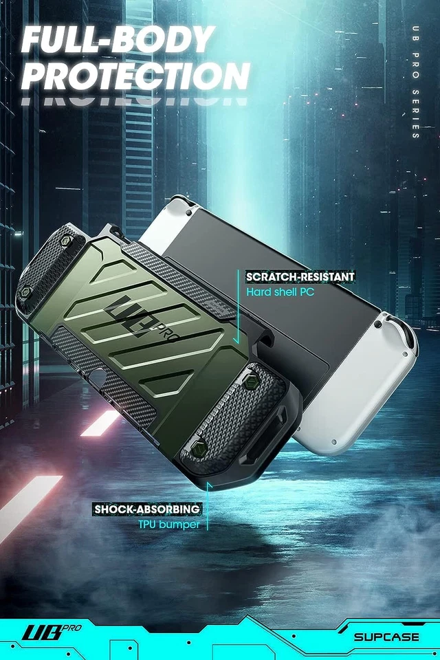 SUPCASE UBPro Case for Nintendo Switch OLED 2021 Dockable Rugged Protective Case - Image 2 of 4