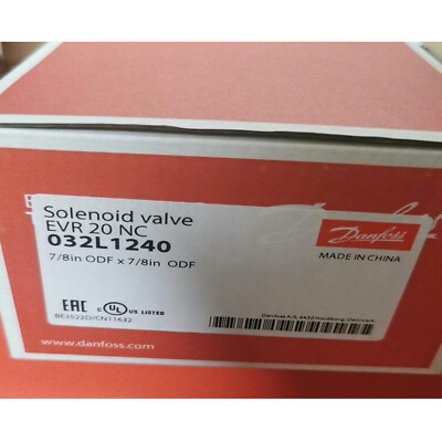 New EVR 20 NC 032L1240 Solenoid Valve In Box For Danfoss Free Shipping