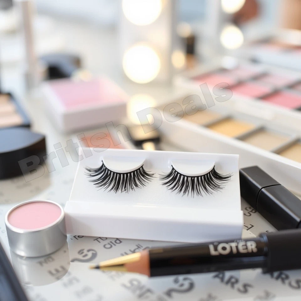 4 Pairs Forever Natural False Eyelashes Long Thick Makeup Fake Eye Lashes - Image 4 of 4