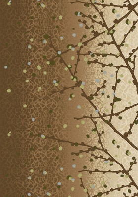 8x11 Milliken Willow Winterwood Casual Branches Area Rug - Approx 7'8''x10'9''
