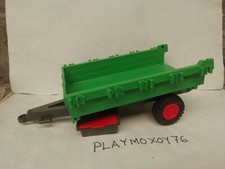 PLAYMOBIL. NEGOZIO PLAYMOXOY76. VECCHIO RIMORCHIO VERDE REF. 3276.