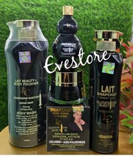 4pc. Lait snapchat Diamant blue lotion, serum, Facecream  shower Gel 100   