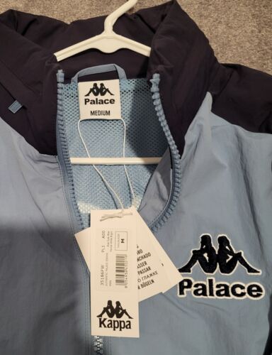 Palace Skateboards Kappa Warm Up Jacket Lt. Blue Size MEDIUM Sportswear NEW - Picture 3 of 6