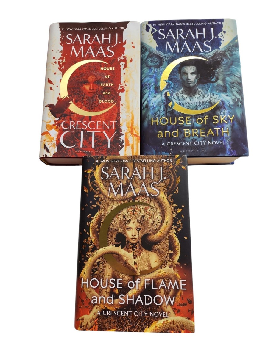 Crescent City Series Complete Set UK Hardcover Original Covers by