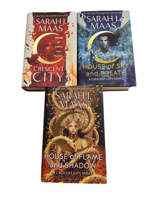 Crescent City Series Complete Set UK Hardcover Original Covers by