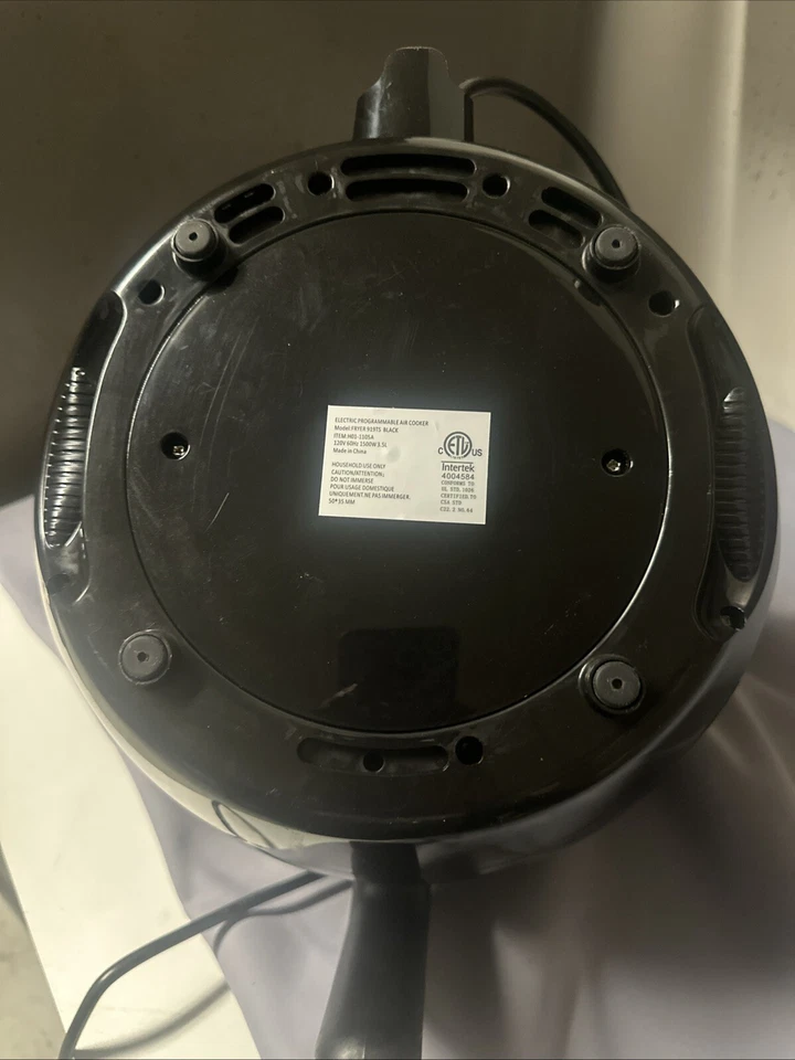 ZENY USA Electric Item H01-1105A  120 V 60Hz 3.5 L Air Fryer -  Black - Image 4 of 4