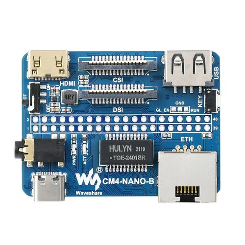 Dual Gigabit 5G 4G Ethernet Base Board for Raspberry Pi Compute Module CM4 - Photo 2/9