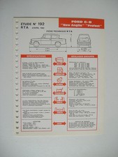 Revue technique Ford ANGLIA