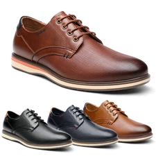 Bruno Marc Men's Business Dress Shoes Faux Leather Oxford Formal Casual Shoes