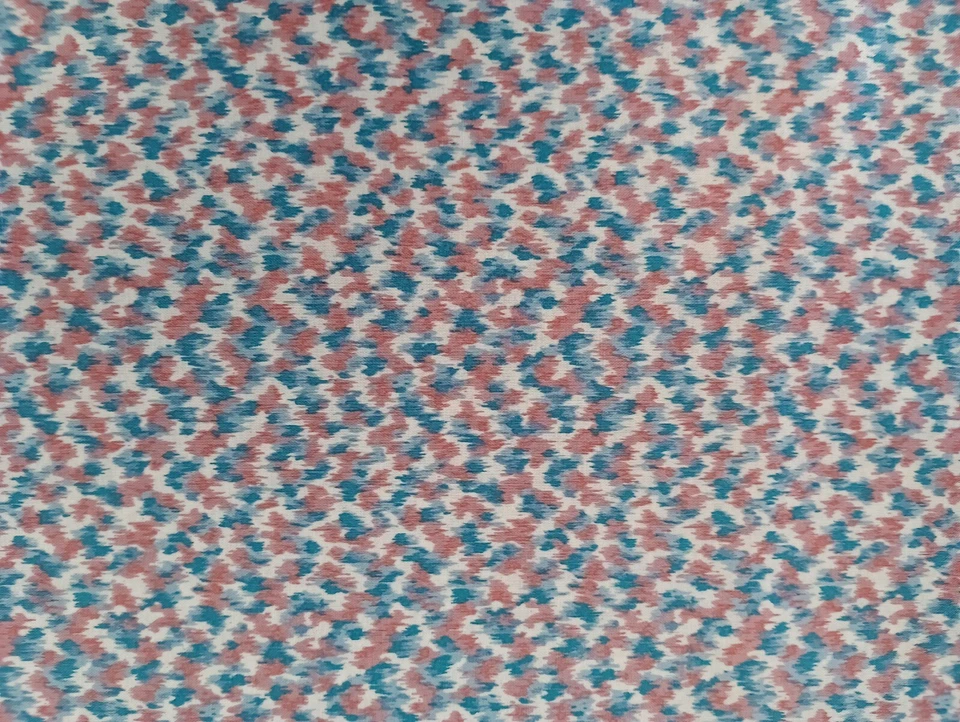 TELAS DE GALLO ROJO RECUERDOS HISTÓRICOS ESTILO AÑOS 30 ALGODÓN PREMIUM ACOLCHADO AZUL Foto 2 de 4