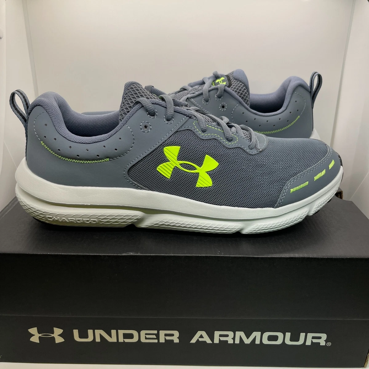 Under Armour UA Charged Assert 10 Mens Running Shoe Sneaker Athletic  3026175-100