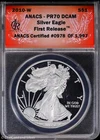 2010-W $1 Proof American Silver Eagle ANACS PR 70 DCAM | First Release