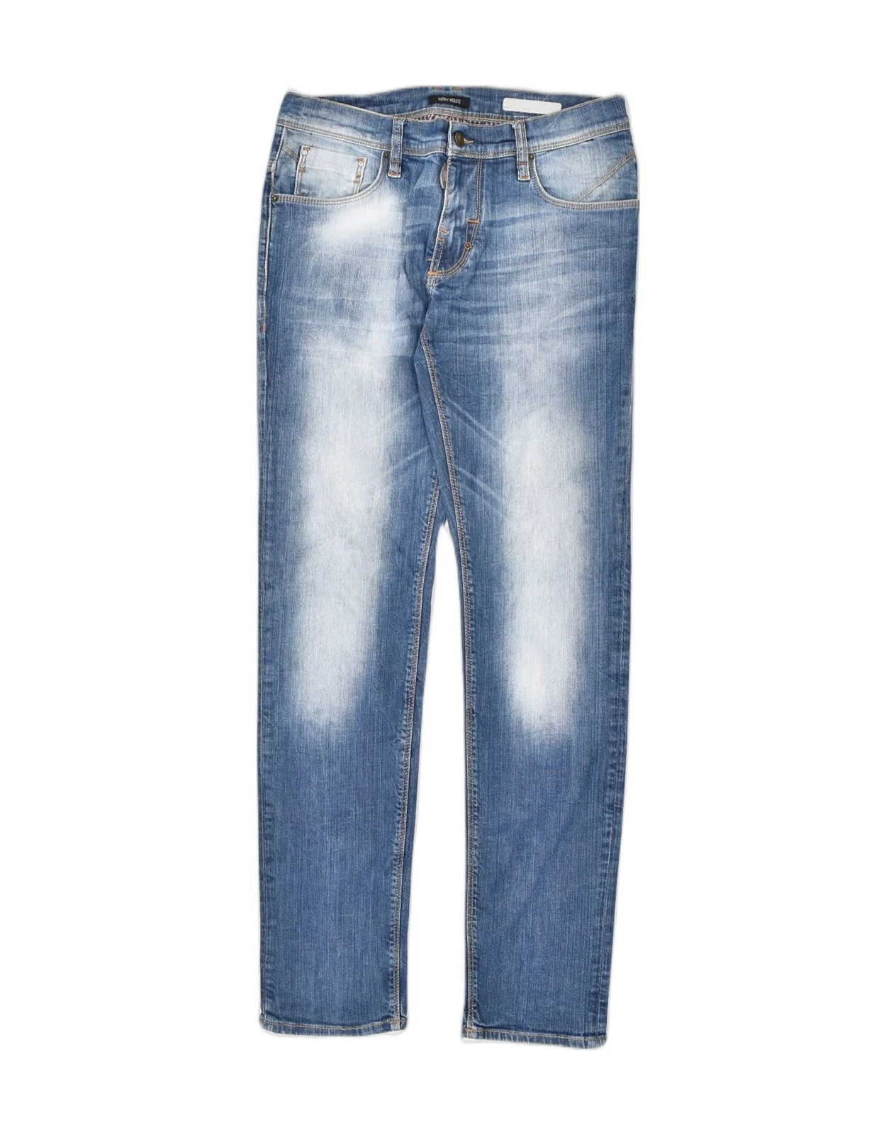 ANTONY MORATO Womens Straight Jeans W32 L33 Blue Cotton CA01