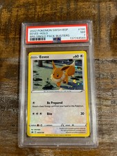 POKEMON 2022 Single PAck Blisters Promo EEVEE Holo SWSH #190 PSA 7