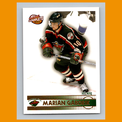 Marian Gaborik #206 2002 Pacific Complete Minnesota Wild Hockey