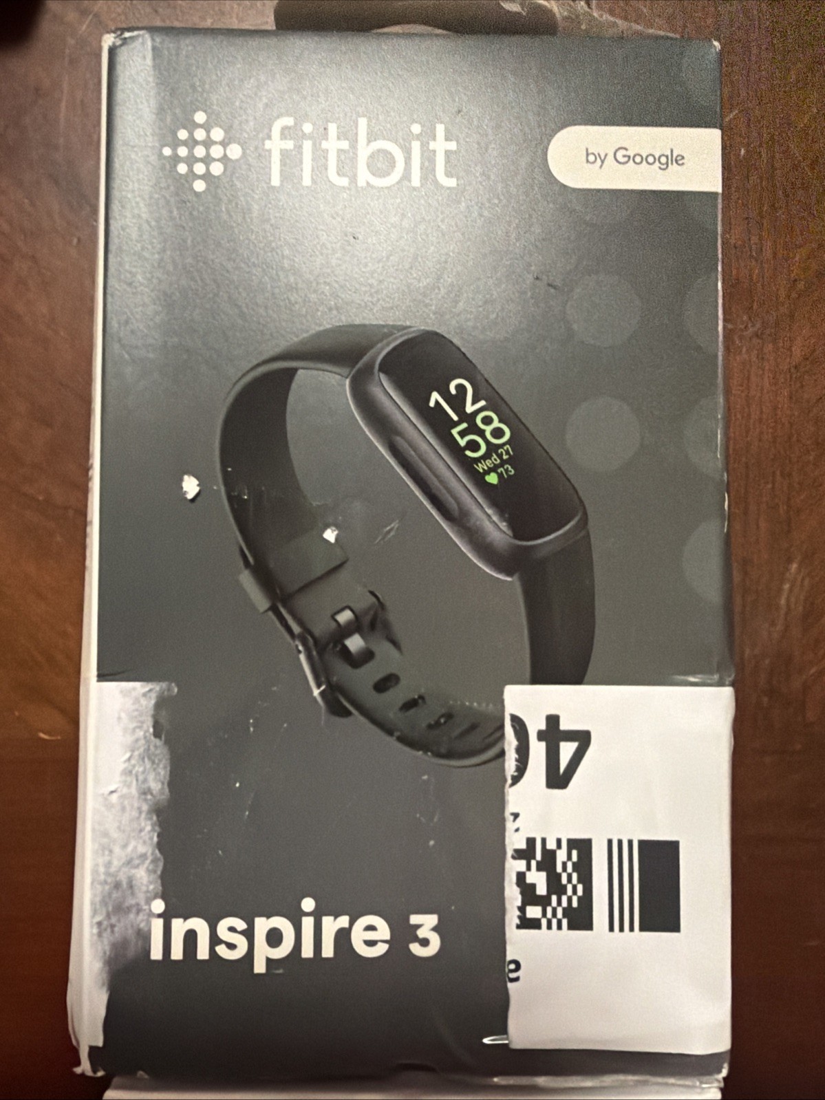 Fitbit Inspire 3 - Fitness Activity Tracker Heart Rate Monitor FB424 Black