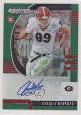 2020 Panini Prizm Draft Picks Rookies Green Charlie Woerner #275 Auto b6s