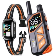 2-in-1 Dog Shock Collar with Remote Control and Automatic Bark Mode