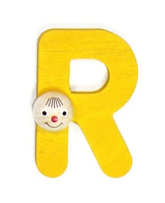 Wooden Decoration Wooden Letter R 50x18x70mm New Toy Alphabet Learning