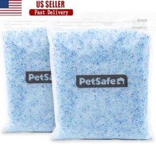 Quick Drying Silica Gel Cat Litter Odor Control Auto Litter Box Refill 8.6lbs US