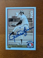 1992 Upper Deck Heroes of Baseball Rollie Fingers #H7 Autograph Auto Certified