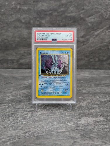 Suicune (1st Edition) graded PSA 6 for sale on eBay