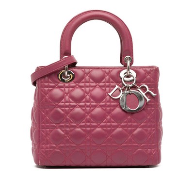 Dior Medium Lammleder Cannage Lady Dior