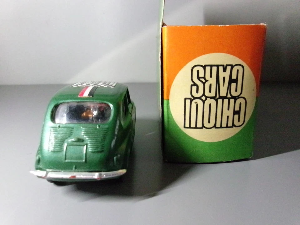 NACORAL CIQUI CARS Fiat Abarth 600 (copy Politoys) scale 1/43 Made in Spain - Immagine 4 di 4