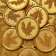 25Pcs Wax Seal Stickers Handmade Envelope Seals Self Adhesive Wax Stickers for W