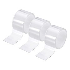 3 Roll Clear Edge Protector Strip, 1.2 in x 3.3 ft Table Edge Protector