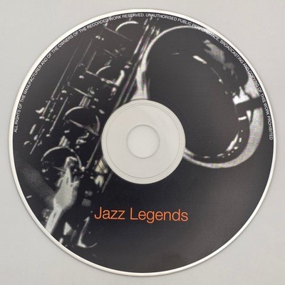 Jazz Legends CD Compilation Jazz Saxophone Instrumental Music