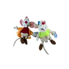 Disney Classics Star Bean Cinderella Jaq and Gus Plush Mouse Set Vintage Mattel